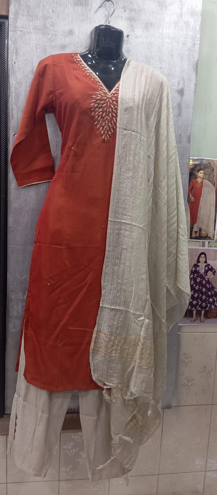 3 PCS SET GRAND KURTIS