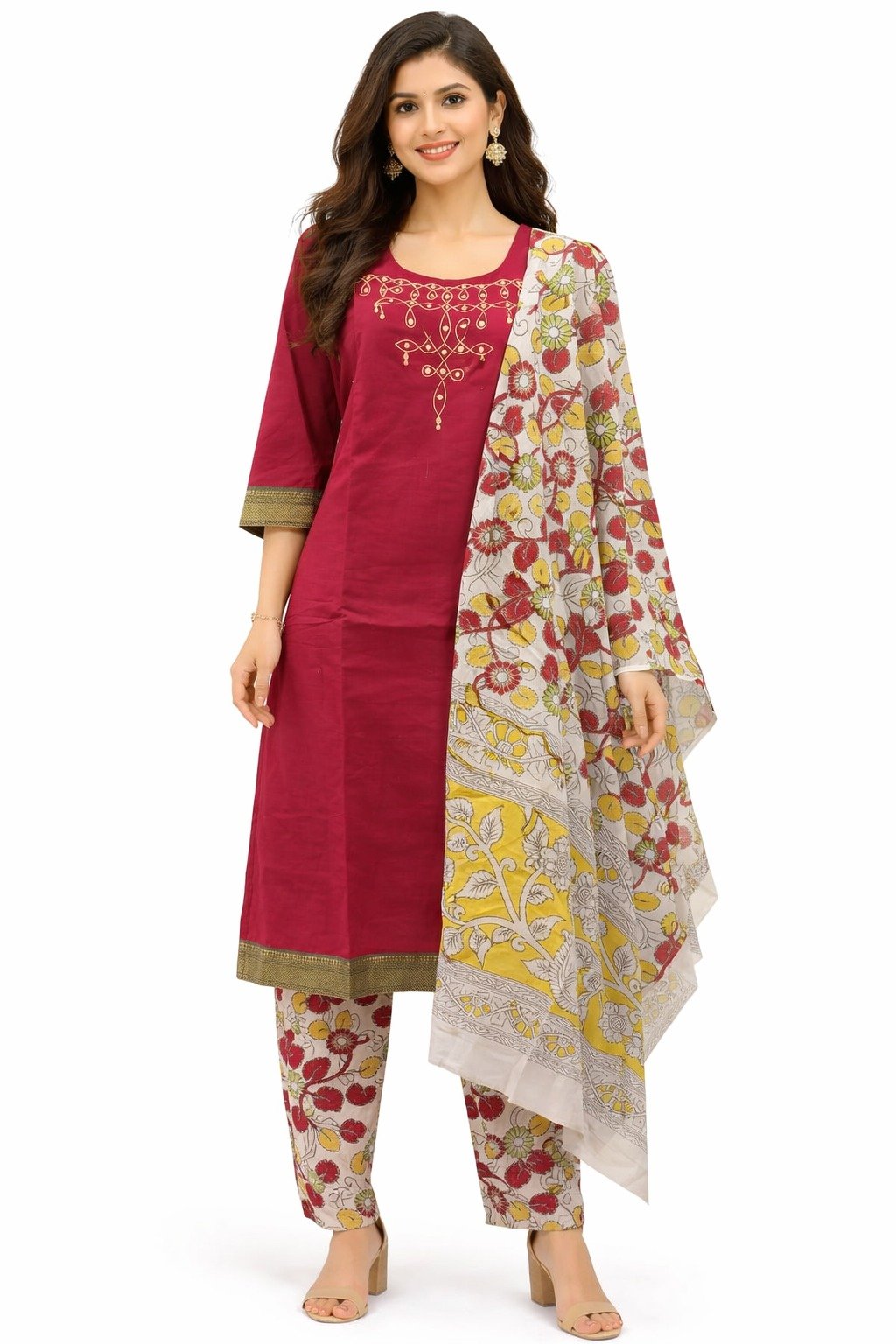 3 PCS SET GRAND KURTIS