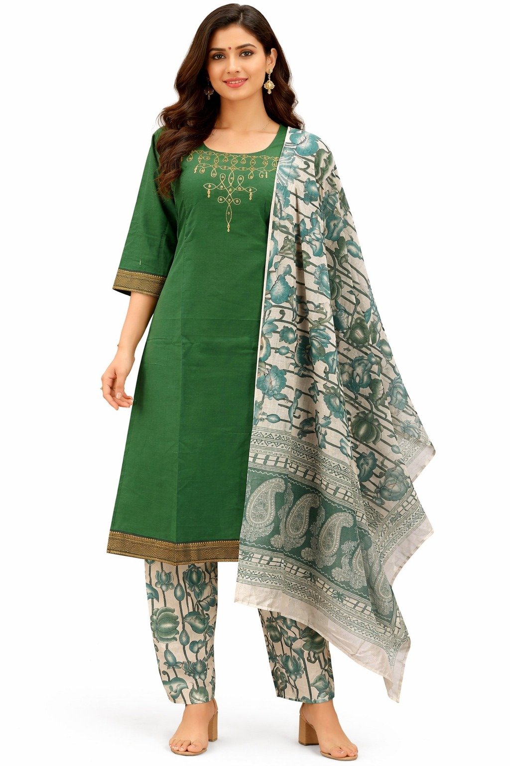 3 PCS SET GRAND KURTIS