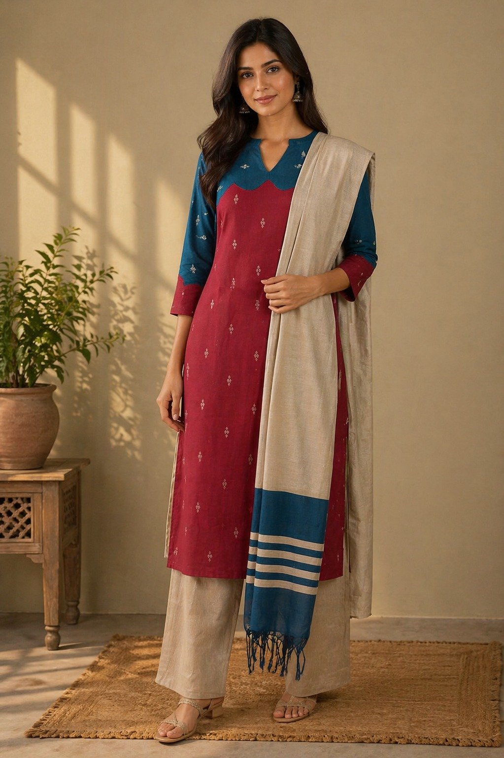 3 PCS SET GRAND KURTIS
