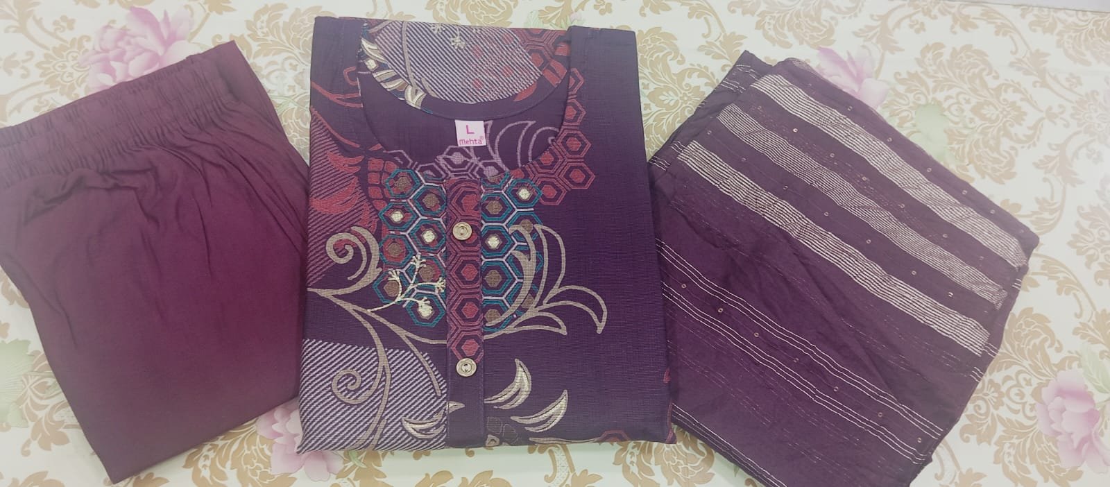 3 PCS SET KURTIS